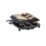 STEBA Appareil à raclette Steba RC 4 Plus Deluxe avec surface de cuisson en pierre naturelle