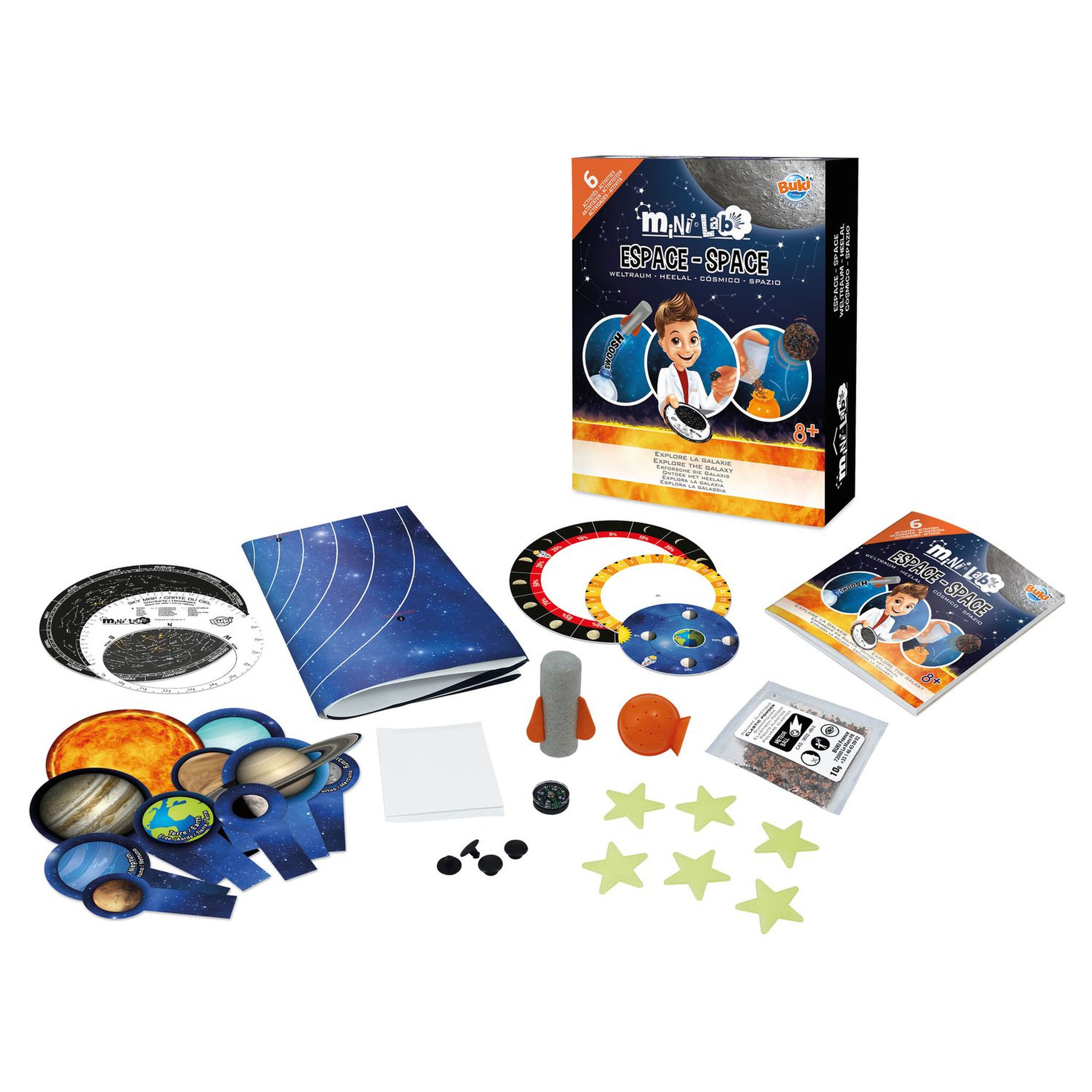 Voir la diapositive 2 : BUKI Boîte d'activités Mini Lab Espace