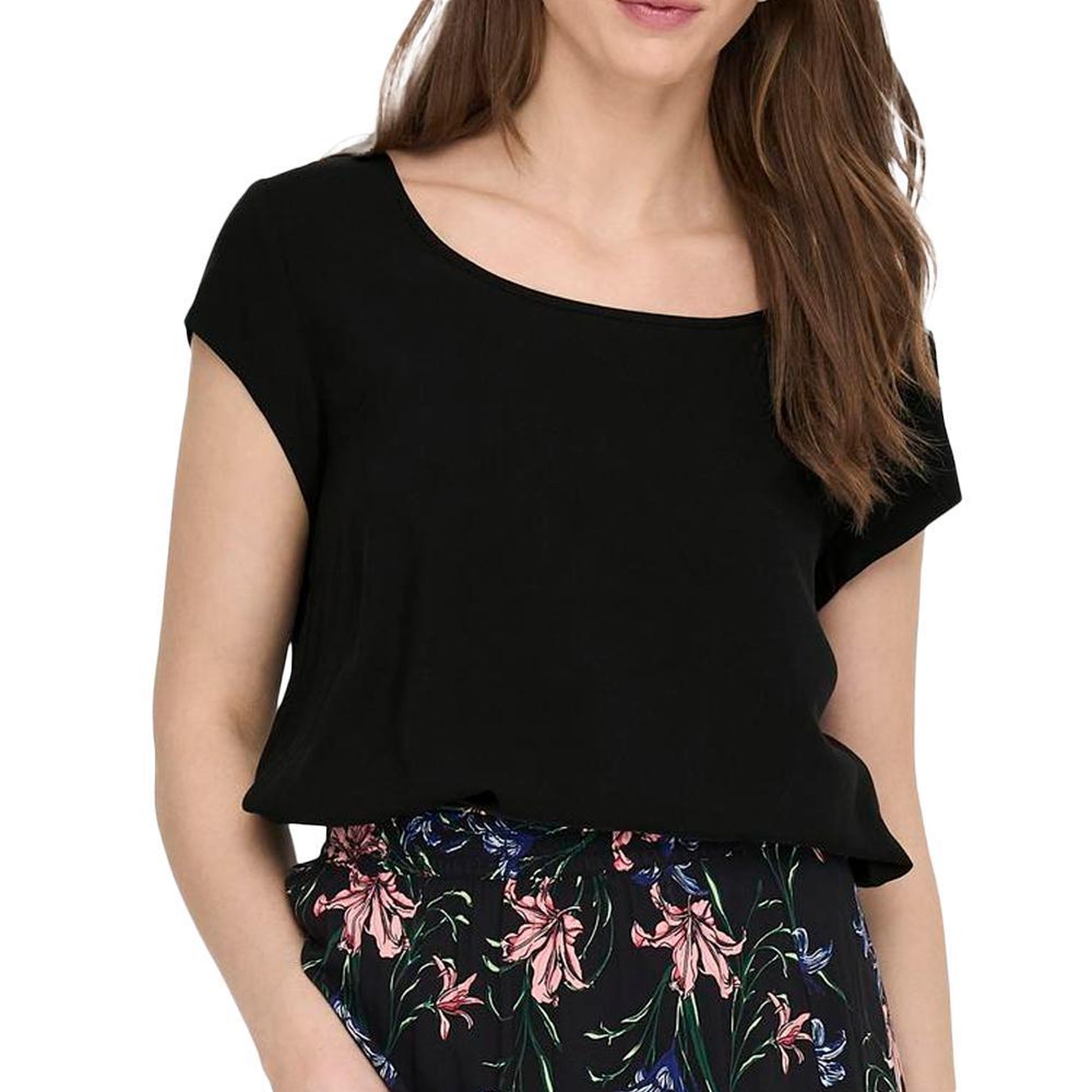 Only Blouse Noire Femme Only Nova. Coloris disponibles : Noir