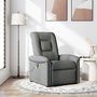 Voir la diapositive 1 : VIDAXL Fauteuil de massage inclinable Gris fonce Tissu