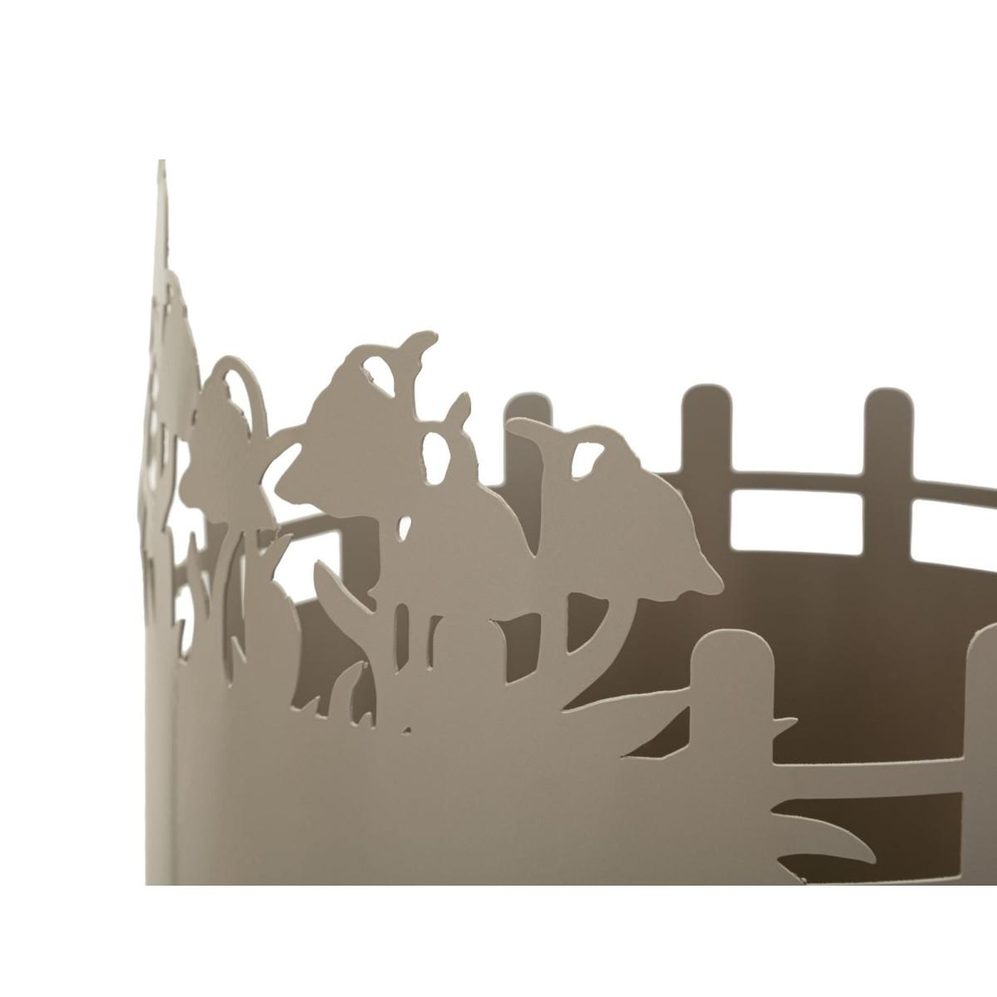 Voir la diapositive 3 : Paris Prix Lot de 2 cache-pots sur pied  flower  79cm gris