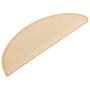 Voir la diapositive 3 : VIDAXL Tapis de marches d'escalier 15 pcs Creme 56x17x3 cm