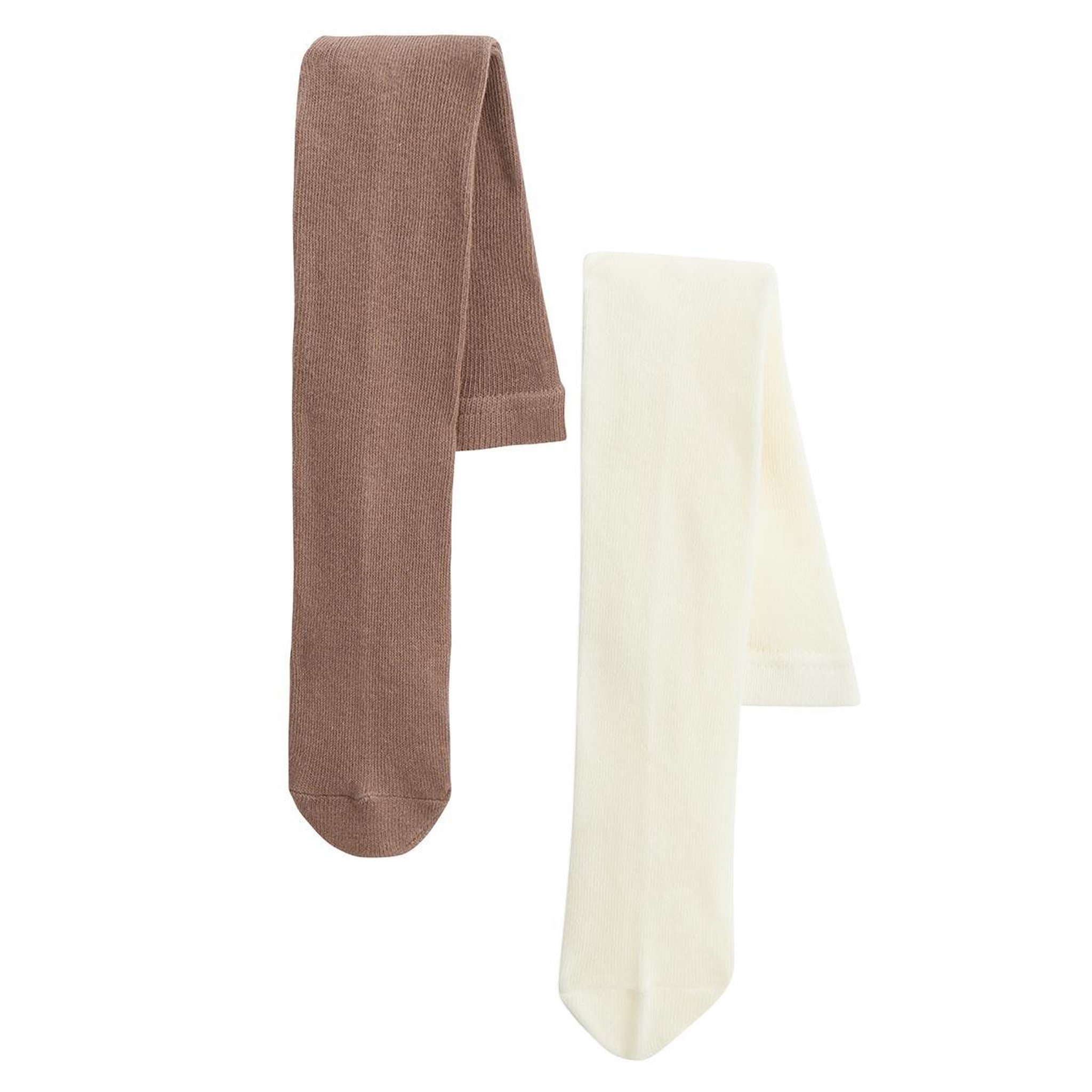 Voir la diapositive 1 : PETIT BEGUIN Lot de 2 paires de collants enfant matcha