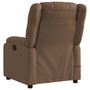 Voir la diapositive 5 : VIDAXL Fauteuil inclinable de massage electrique marron tissu