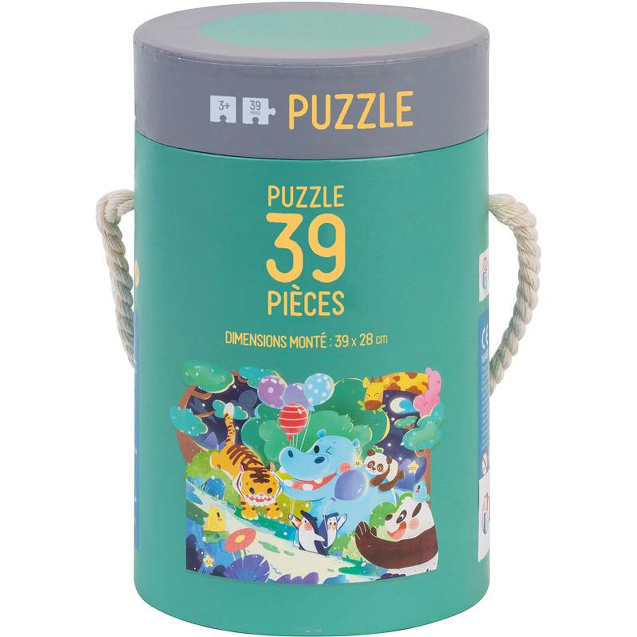 Voir la diapositive 2 : Baril puzzle 30 pièces - Assortiment aléatoire - ABC - Modèle 782522