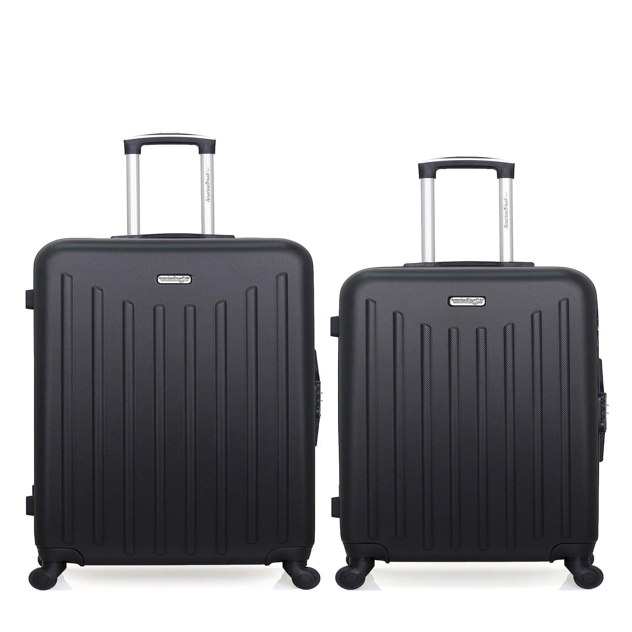 AMERICAN TRAVEL American travel - lot de 2 - valise grand format et valise weekend brooklyn