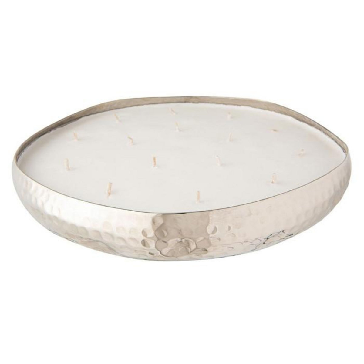 Paris Prix Bougie Parfumée Déco  Livia  36cm Oud Amber Argent