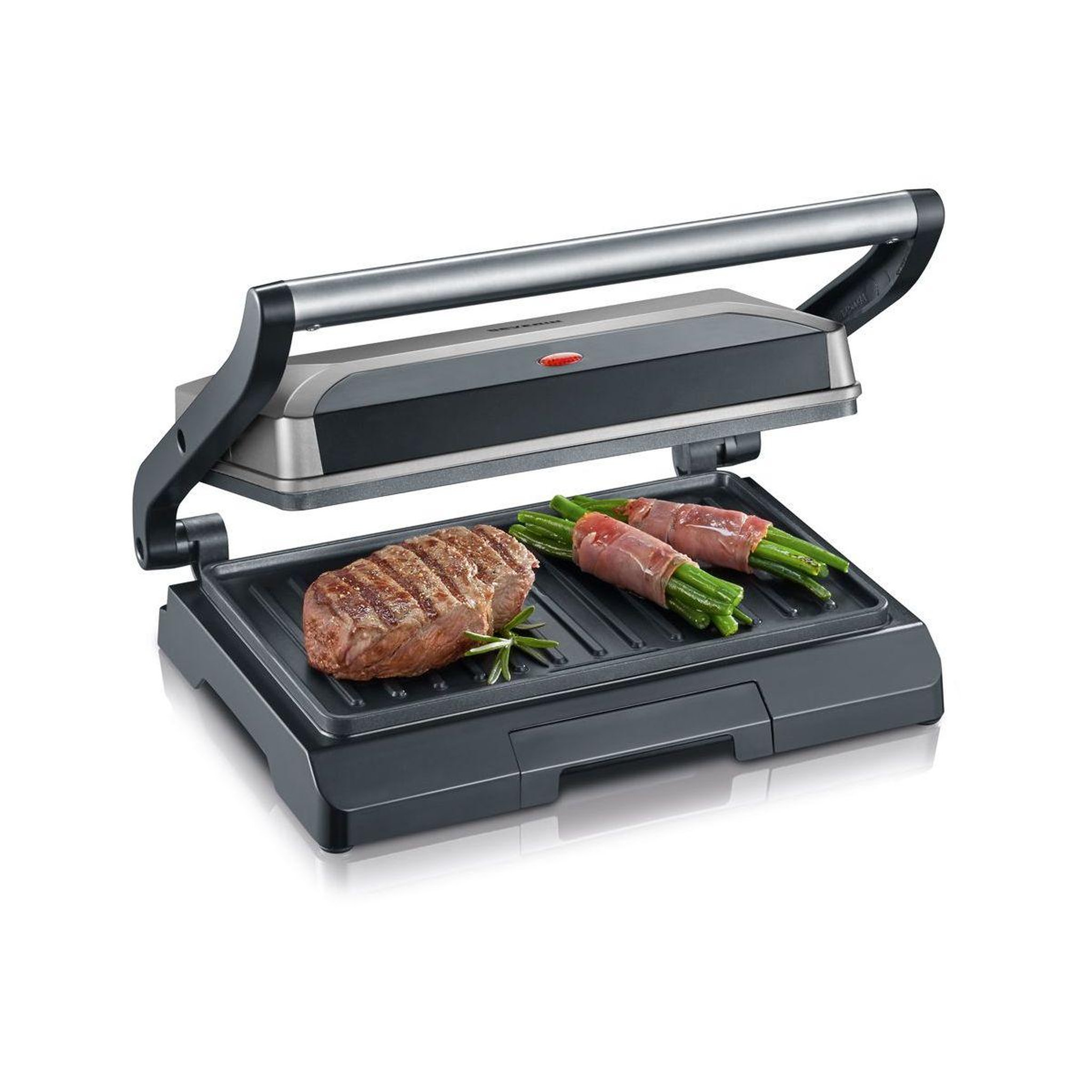 Voir la diapositive 4 : SEVERIN Grille-viande KG 2394 gris, 23x14.5 cm