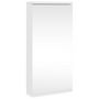 Voir la diapositive 2 : VIDAXL Armoire de bain a miroir d'angle blanc 30x24x60 cm