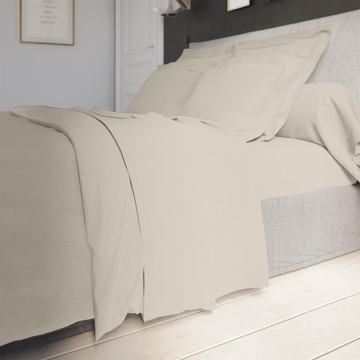 DODO Drap Housse Influence Percale Coquille