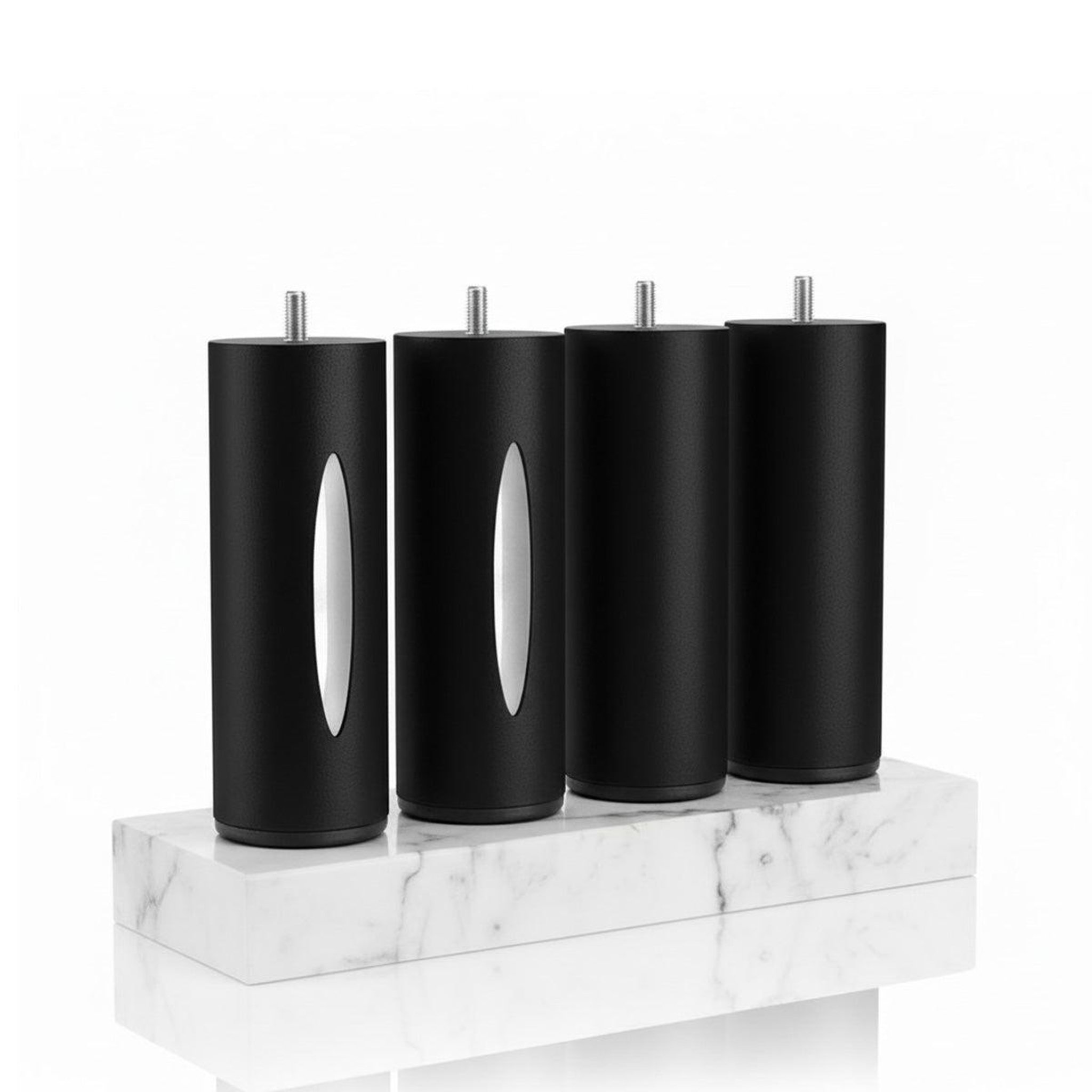 Voir la diapositive 5 : BELLECOUR Pied de lit cylindrique lumineux - hauteur 16 cm - à l'unité