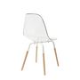 Voir la diapositive 4 : Paris Prix Lot de 4 Chaises Scandinaves  Phénix  81cm Transparent