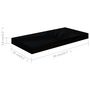 Voir la diapositive 6 : VIDAXL Etagere murale flottante Noir brillant 50x23x3,8 cm MDF