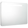 Voir la diapositive 2 : VIDAXL Armoire de salle de bain a miroir LED 80x9,5x55 cm