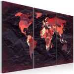 Paris Prix Tableau Imprimé  Plan of the World. Coloris disponibles : Multicolore