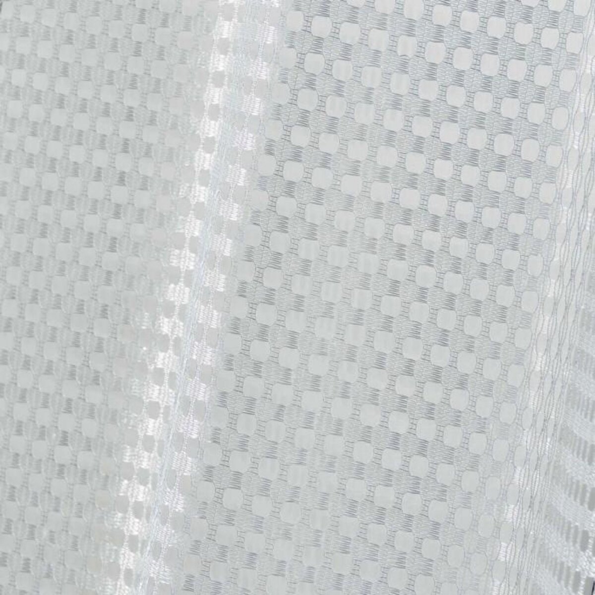 Paris Prix Rideau Voilage Maille  Cadria  140x240cm Blanc