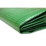 Tecplast Toile 4 x 10 m pour pergola et tonnelle 170g/m2 -  Bâche pour pergola et tonnelle verte - 4x10 m en polyéthylène
