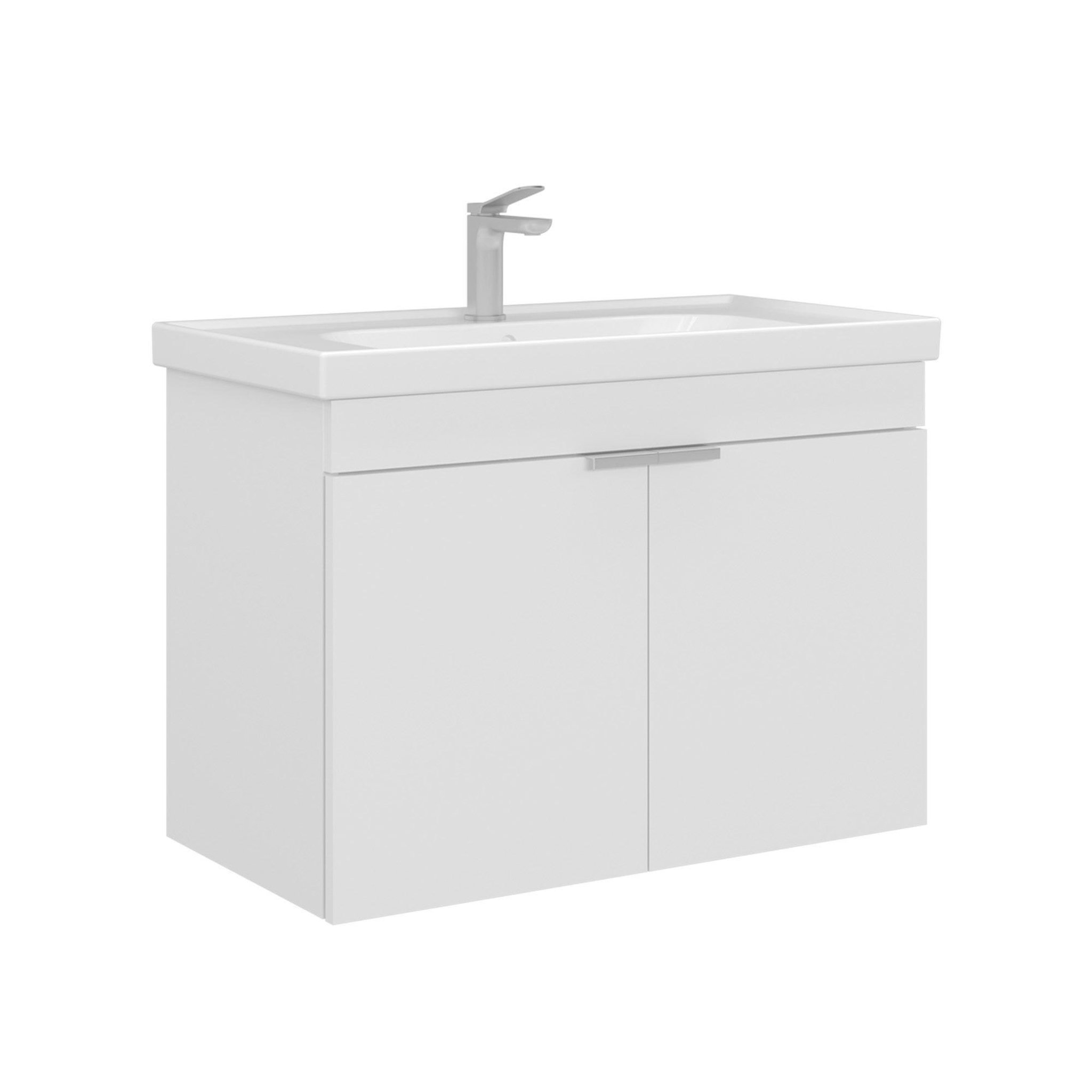 Habitat et Jardin Meuble Vasque  Desna 80  - 80 x 45 x 58 cm - Matte White
