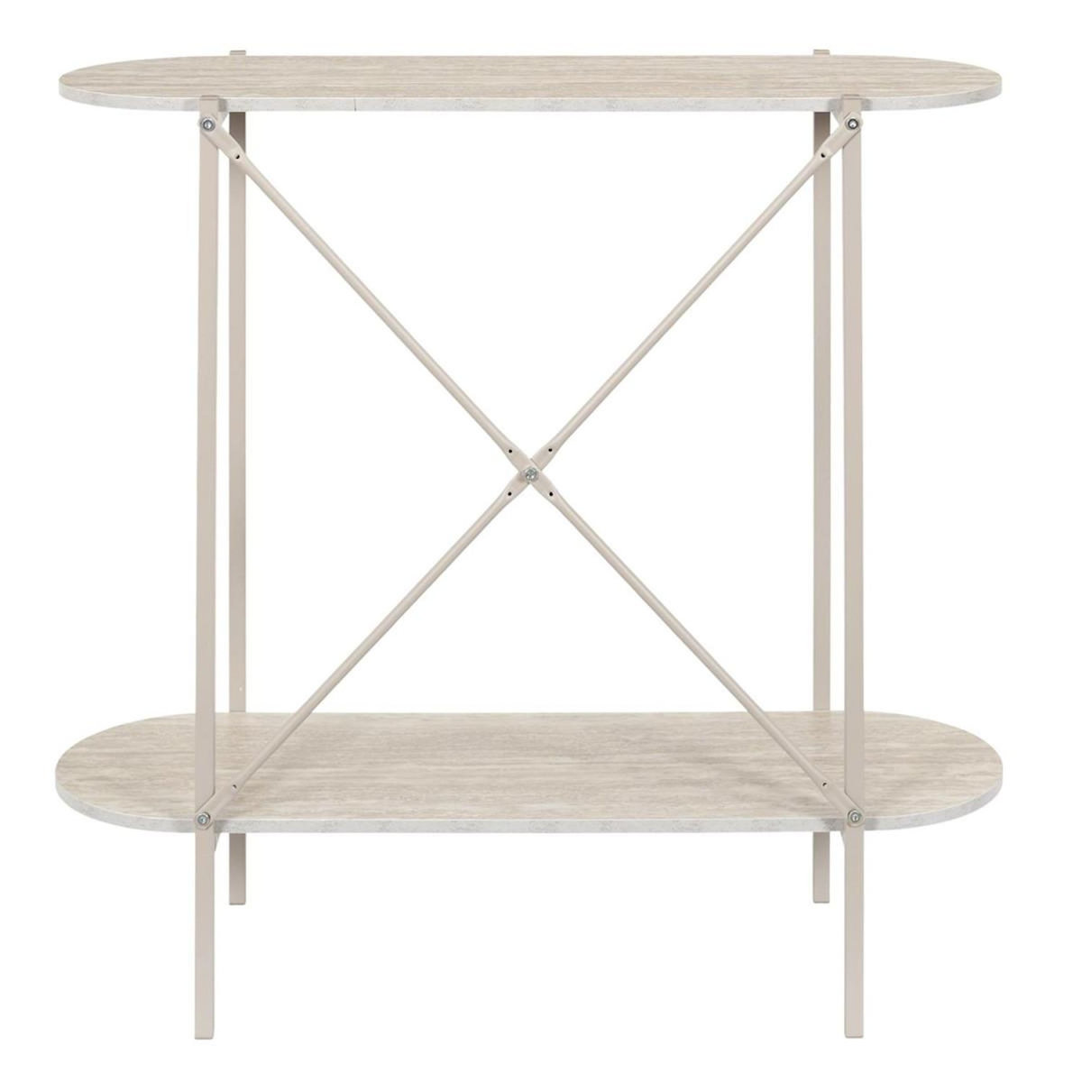 Paris Prix Console Avec Étagère  Terra Nova  85cm Beige