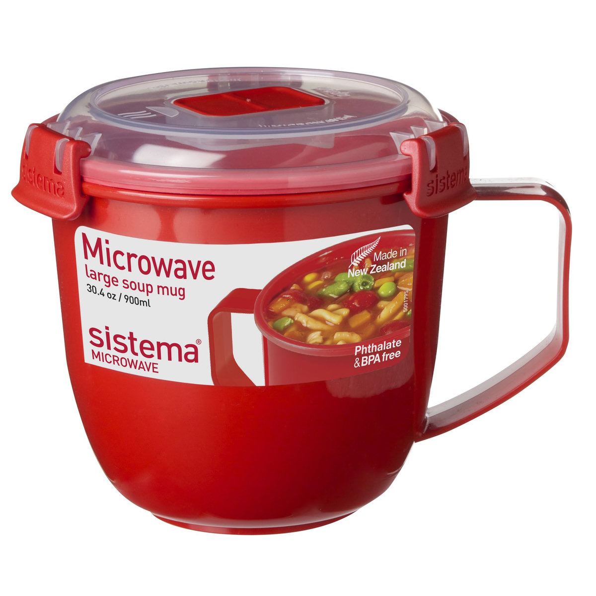 SISTEMA Mug à soupe MICRO-ONDES 0,9L