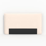 Rendez vous déco Tête de lit en tissu blanc déhoussable 160 cm-Safia