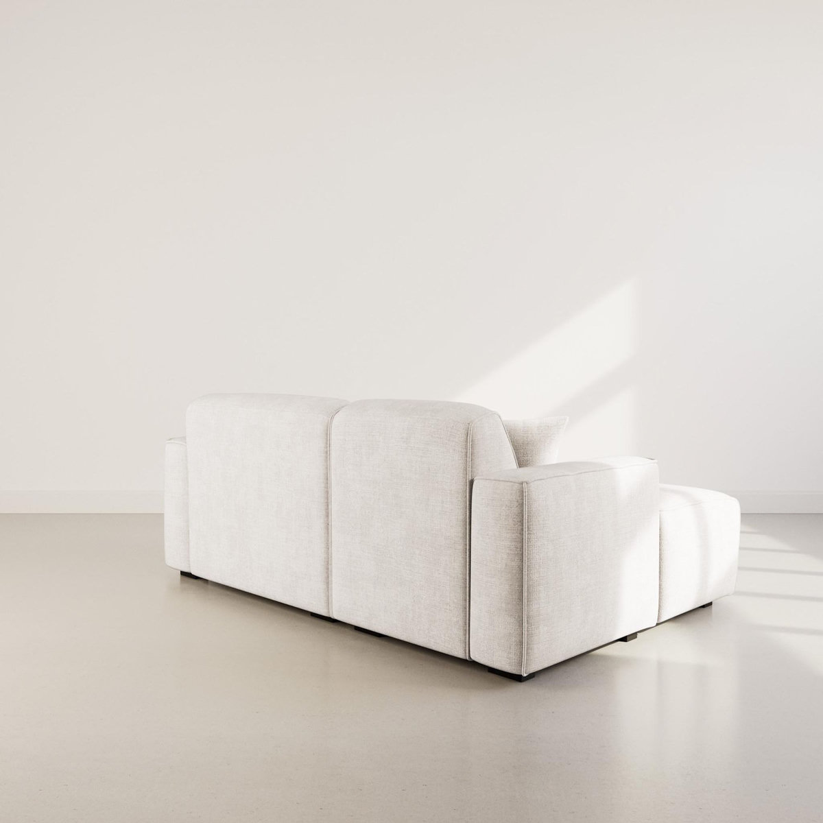 LISA DESIGN Lison - canapé d'angle gauche 4 places en velours texturé