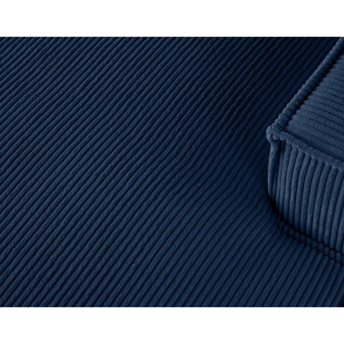 LISA DESIGN Spiaggia - canapé d'angle droit - 4 places - en velours côtelé