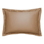 Voir la diapositive 2 : DODO Taie d'oreiller Harmonie Satin de coton coloris Caramel