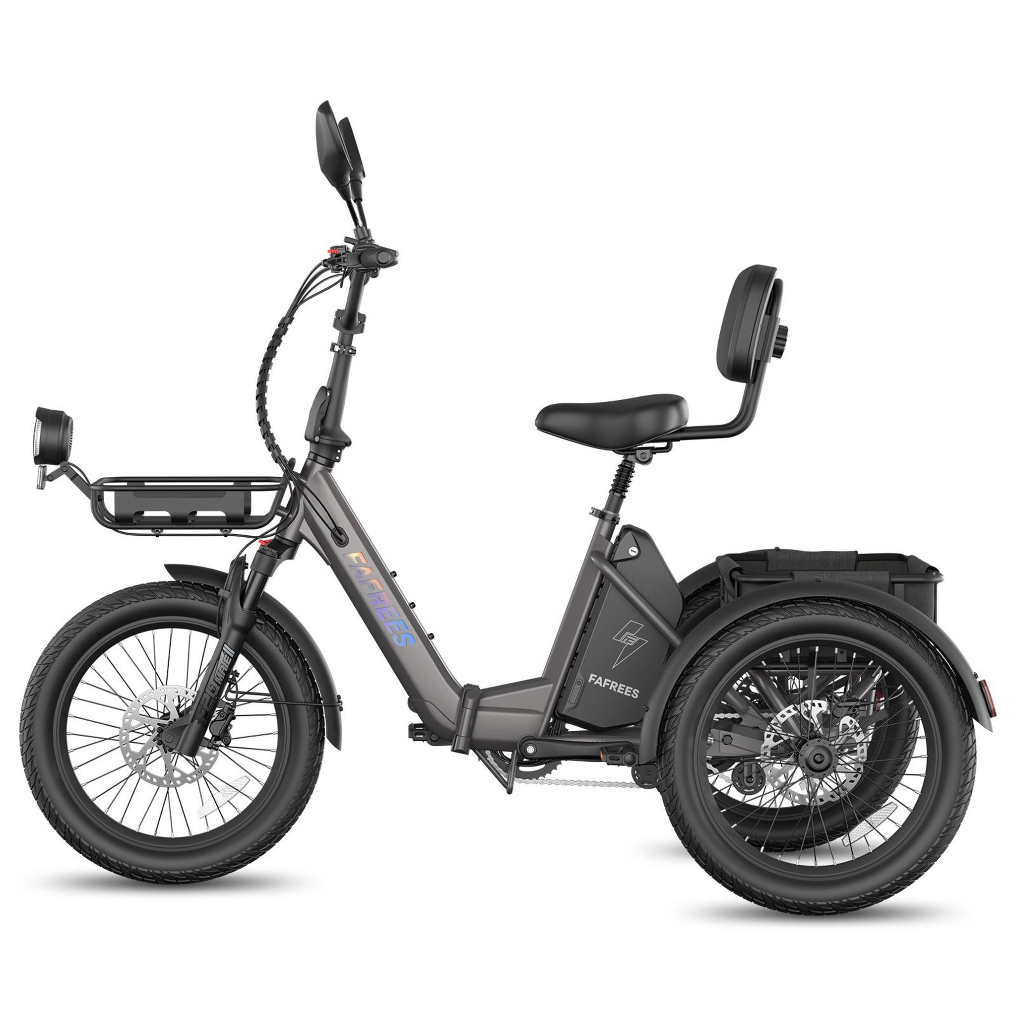 Voir la diapositive 2 : FAFREES Tricycle électrique fafrees f20 mate ii 21 ah