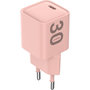 Voir la diapositive 1 : ESSENTIEL B Chargeur USB-C 30W rose