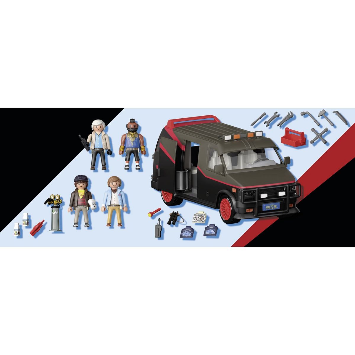 PLAYMOBIL 70750 THE A-TEAM - Le Fourgon de l'Agence tous risques