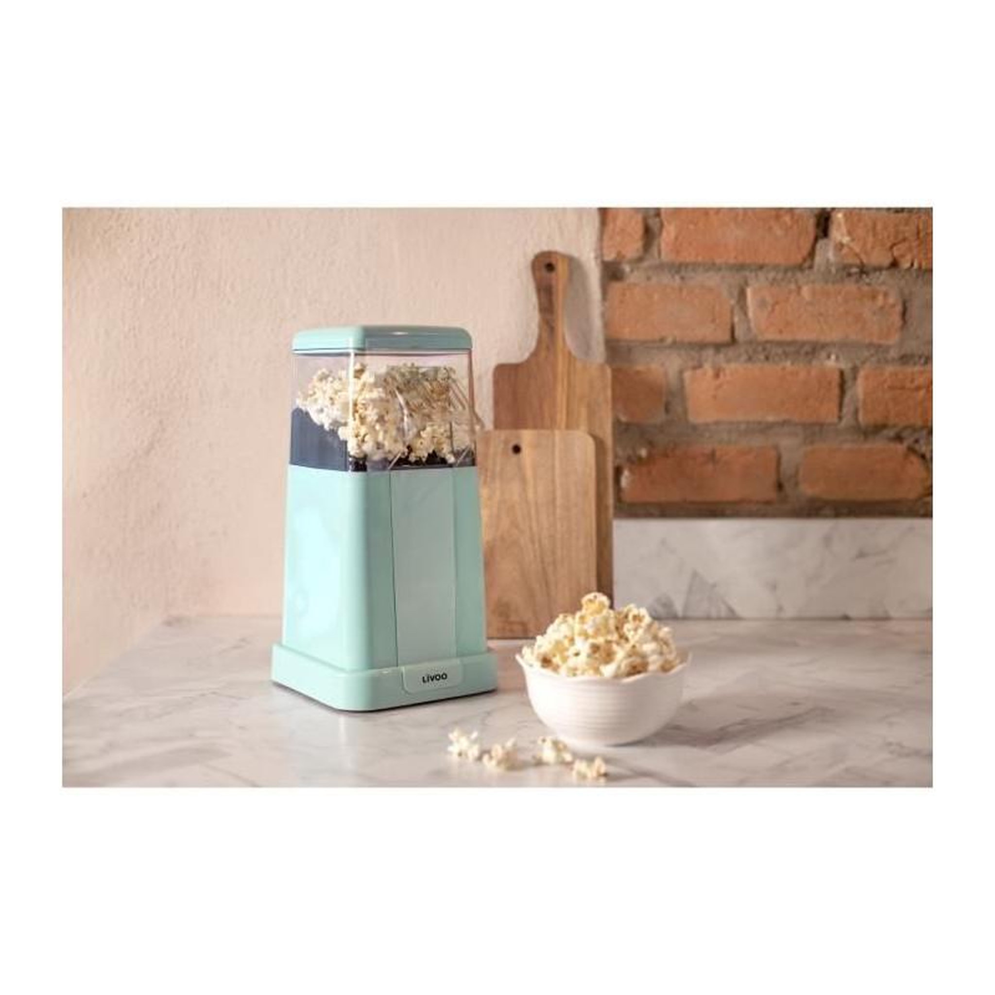 Voir la diapositive 5 : LIVOO Appareil à pop-corn 1200w bleu - DOM497