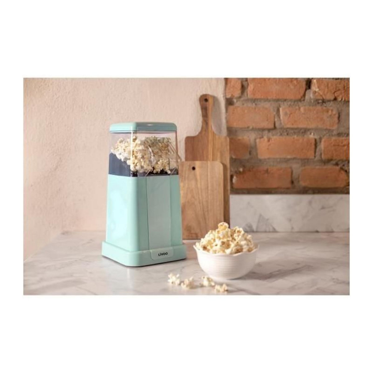 LIVOO Appareil à pop-corn 1200w bleu - DOM497