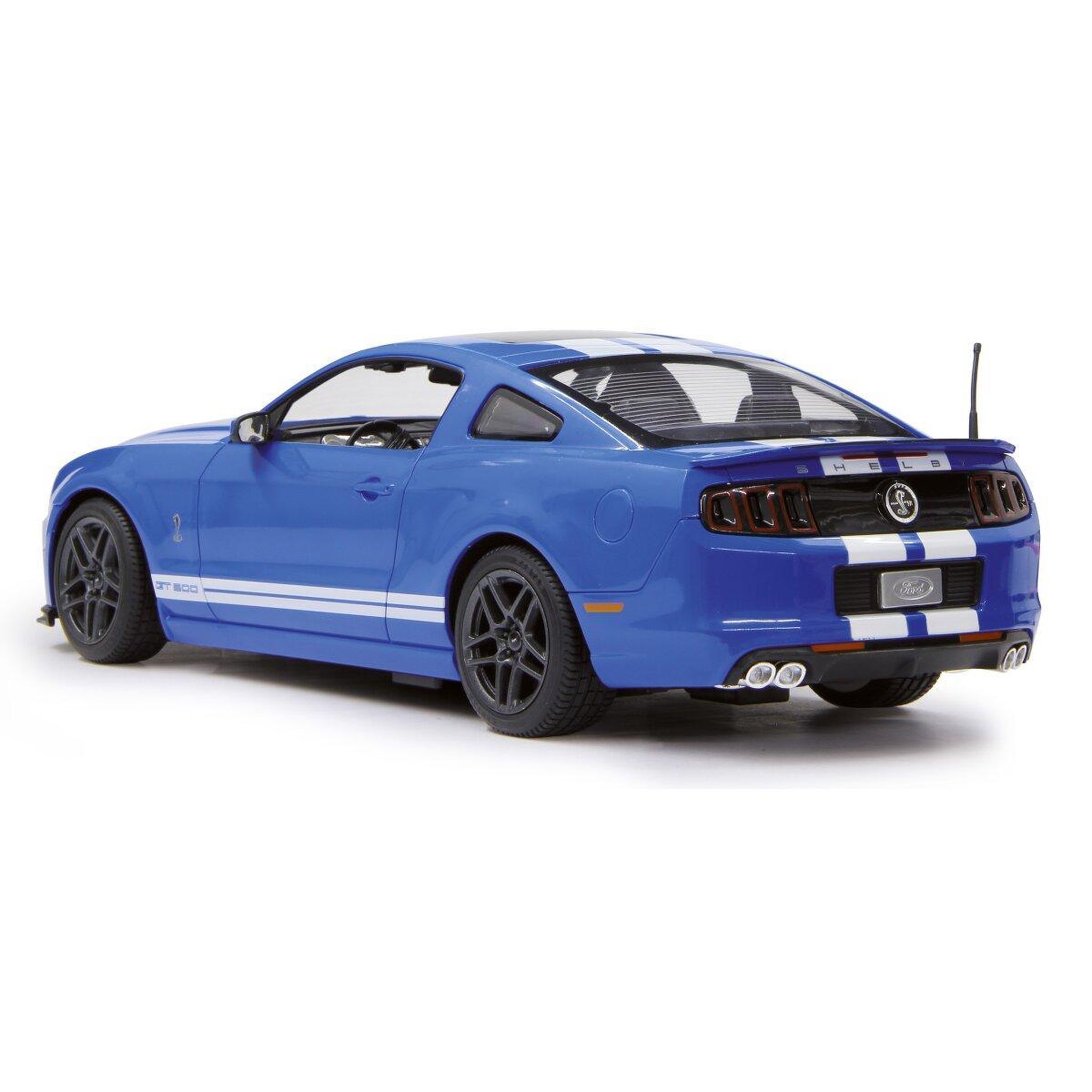 Voir la diapositive 3 : Jamara Voiture télécommandée Ford Shelby GT500 1:14 bleu 2,4GHz