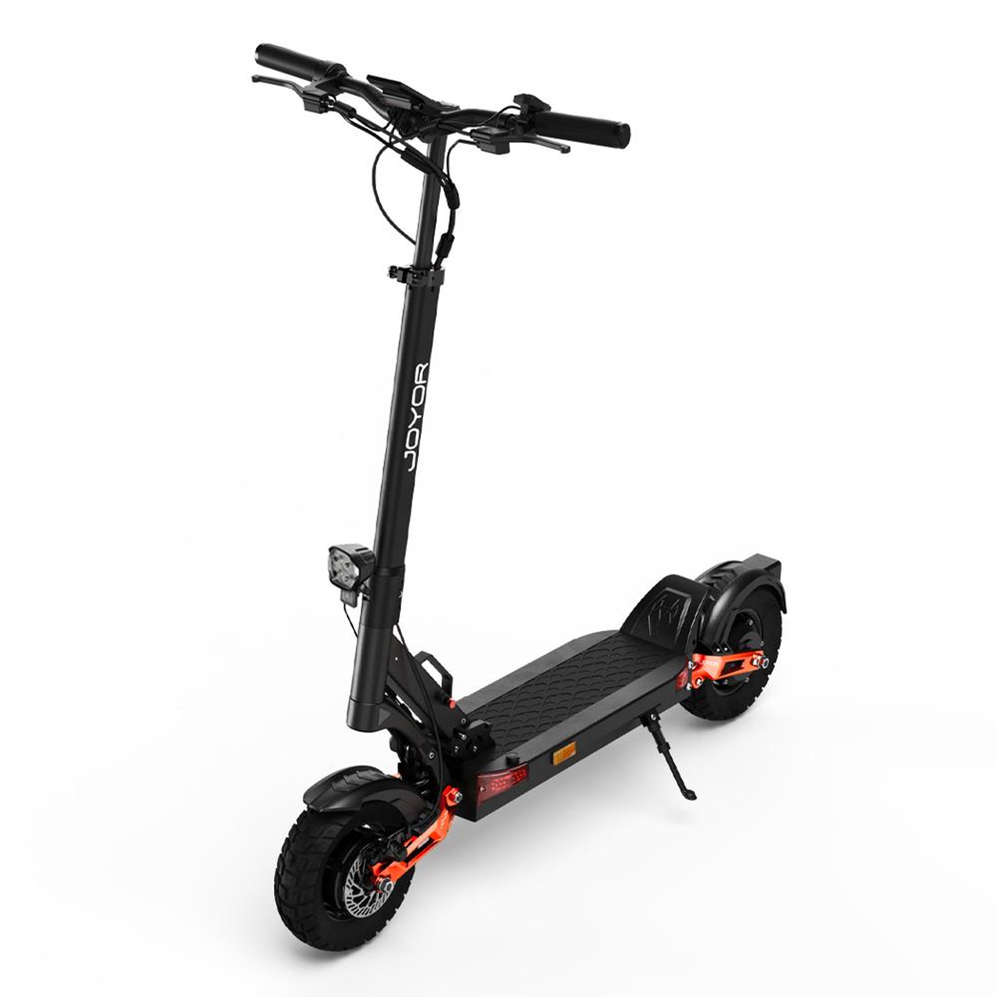 Voir la diapositive 3 : JOYOR Trottinette électrique pliable JOYOR T-PRO 48 V 26 Ah, 10 pouces, suspension et freins hydrauliques