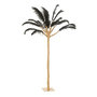 Voir la diapositive 1 : Paris Prix Arbre Déco en Métal  Plumes  120cm Or & Noir