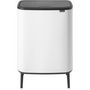 Voir la diapositive 3 : BRABANTIA Poubelle tri sélectif Bo Touch Bin Hi 2x30L Blanc