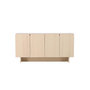 Voir la diapositive 2 : Paris Prix Buffet Design 4 Portes  Tyreso  160cm Naturel