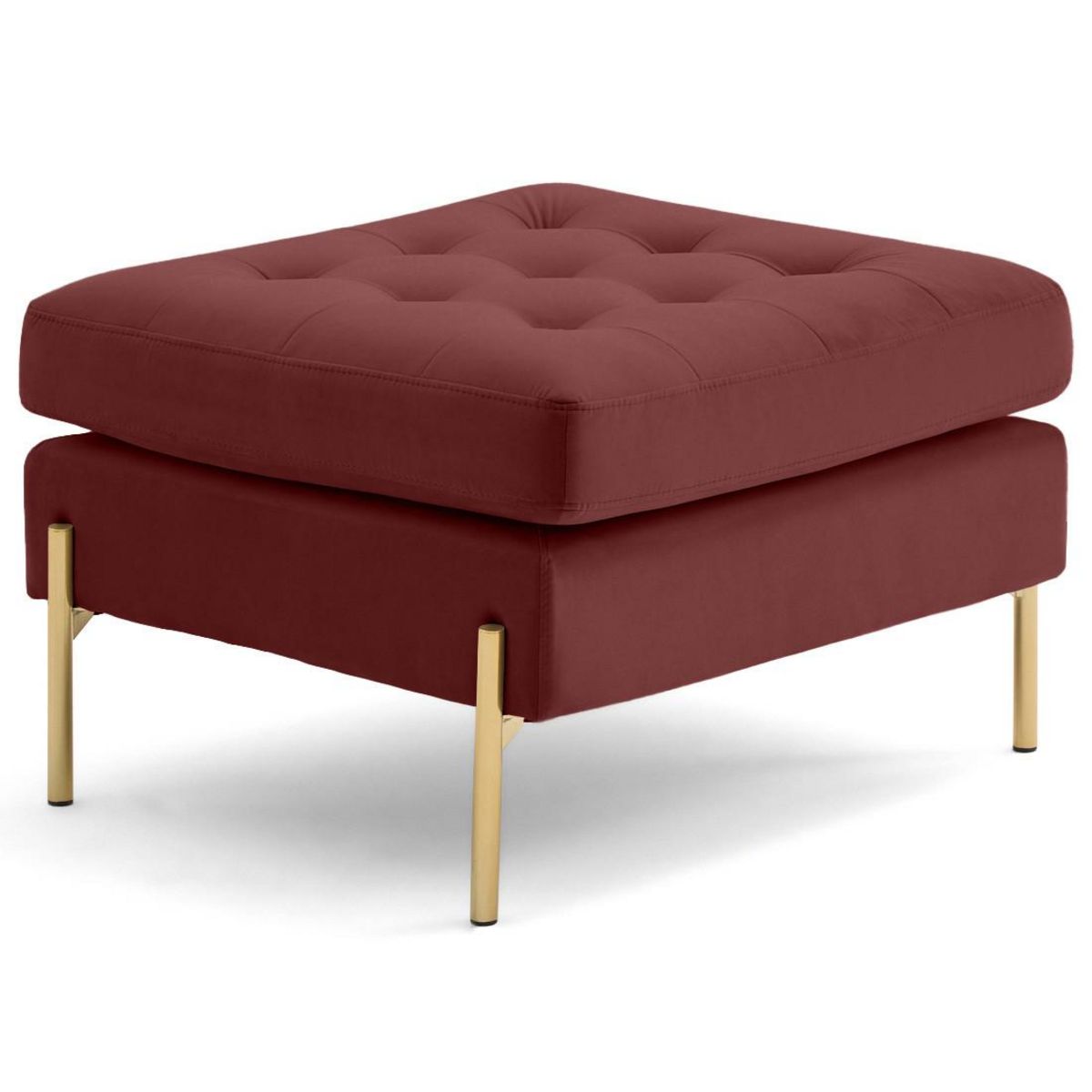 LISA DESIGN Isaure - pouf en velours