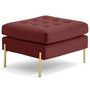 Voir la diapositive 3 : LISA DESIGN Isaure - pouf en velours