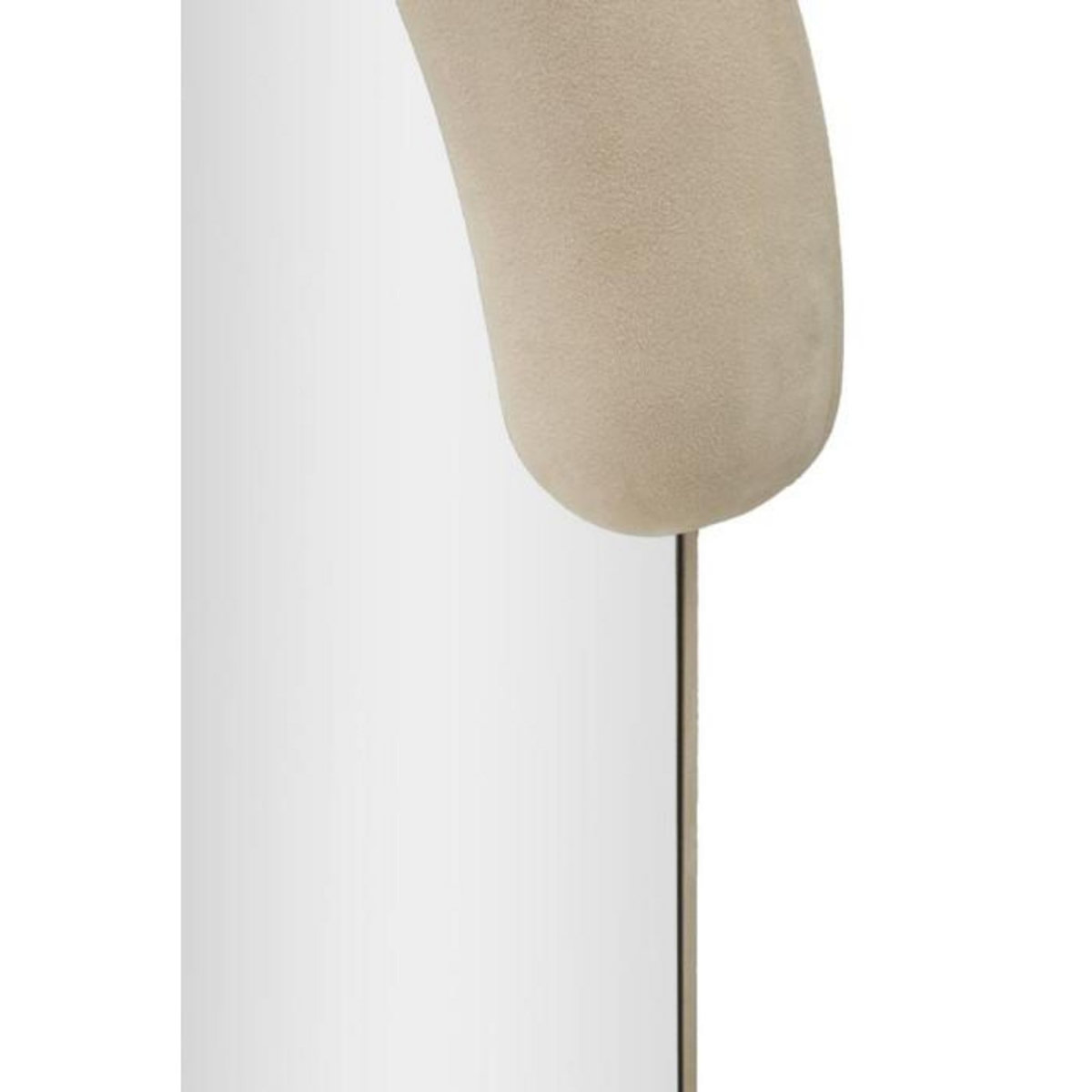 Paris Prix Miroir Mural en Velours  Chantal  160cm Crème