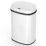 Kitchen move Poubelle automatique inox blanc 58l - bat-58ls06a white ss