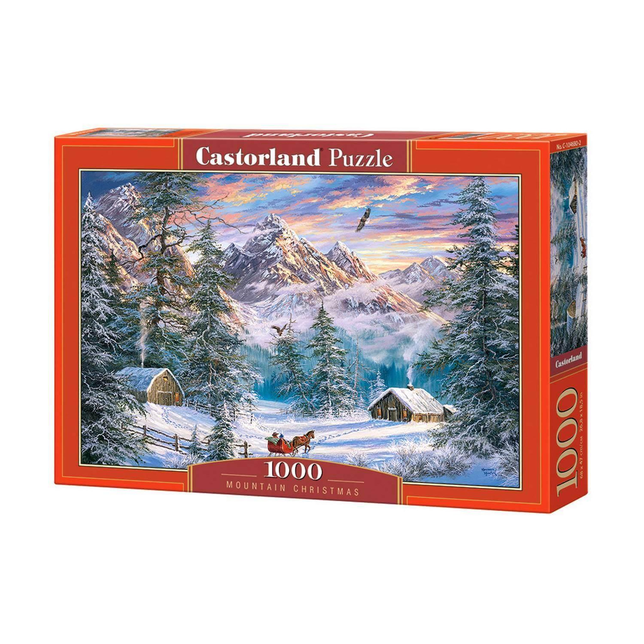 Voir la diapositive 2 : Castorland Puzzle 1000 pièces : Montagnes de Noël