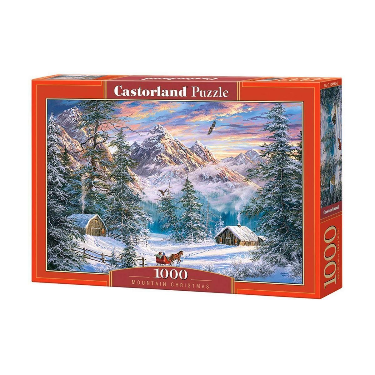 Castorland Puzzle 1000 pièces : Montagnes de Noël
