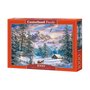 Voir la diapositive 2 : Castorland Puzzle 1000 pièces : Montagnes de Noël