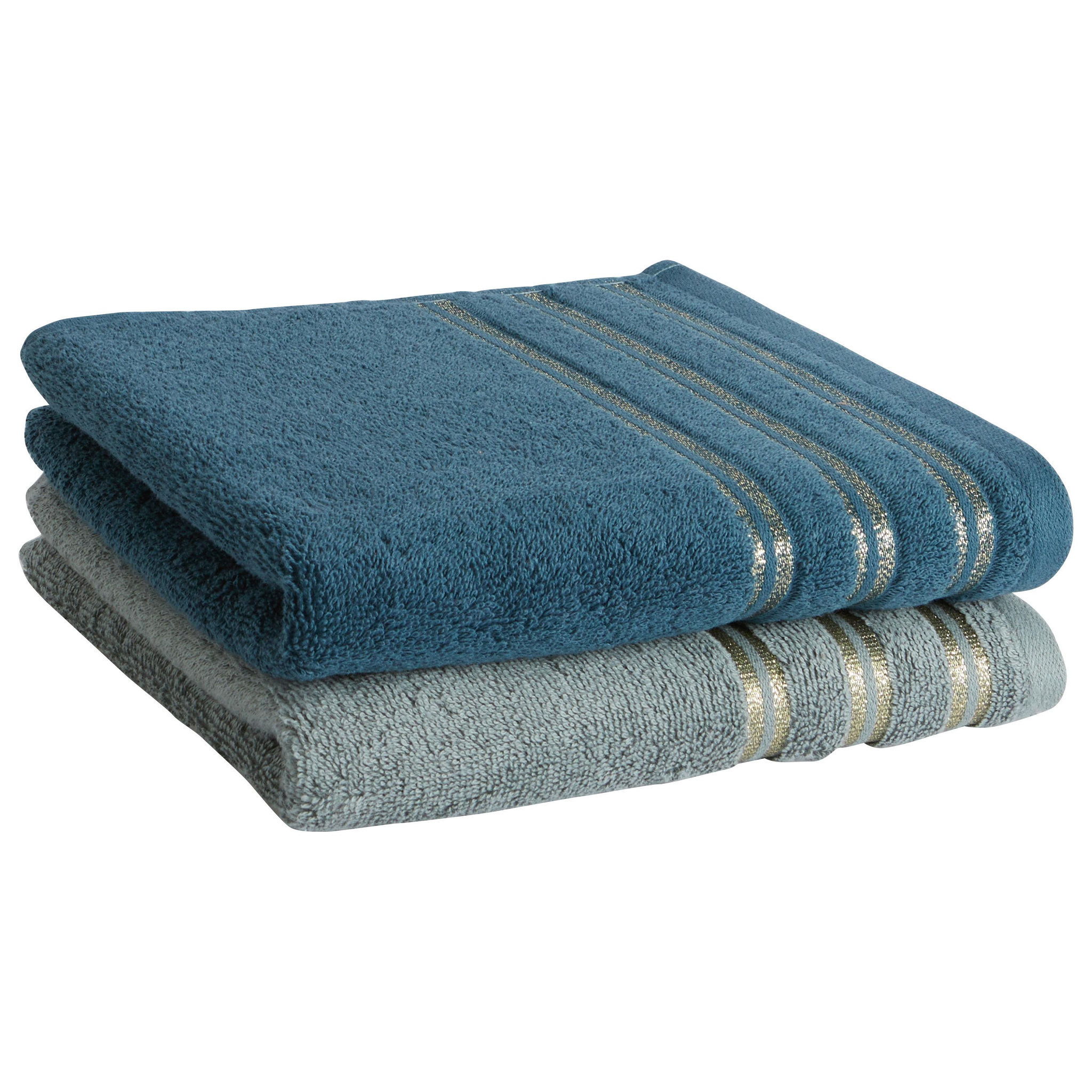 Voir la diapositive 3 : ACTUEL Drap de bain uni en coton liteau Lurex  500G