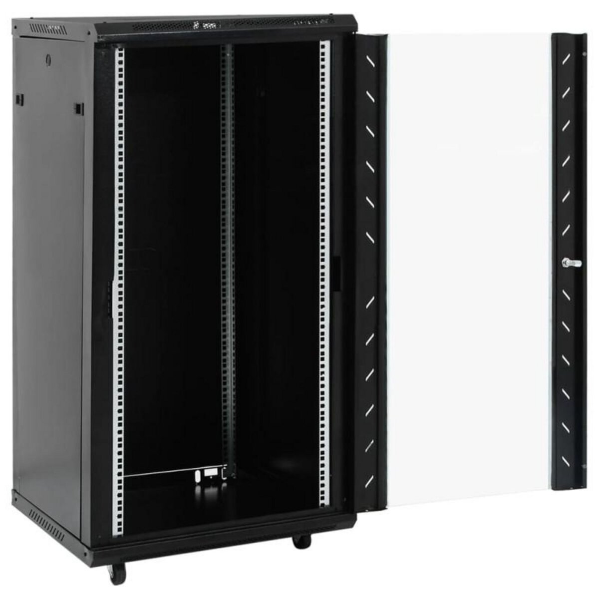 VIDAXL Coffret de réseau 22U 19 IP20 noir 60x60x120 cm