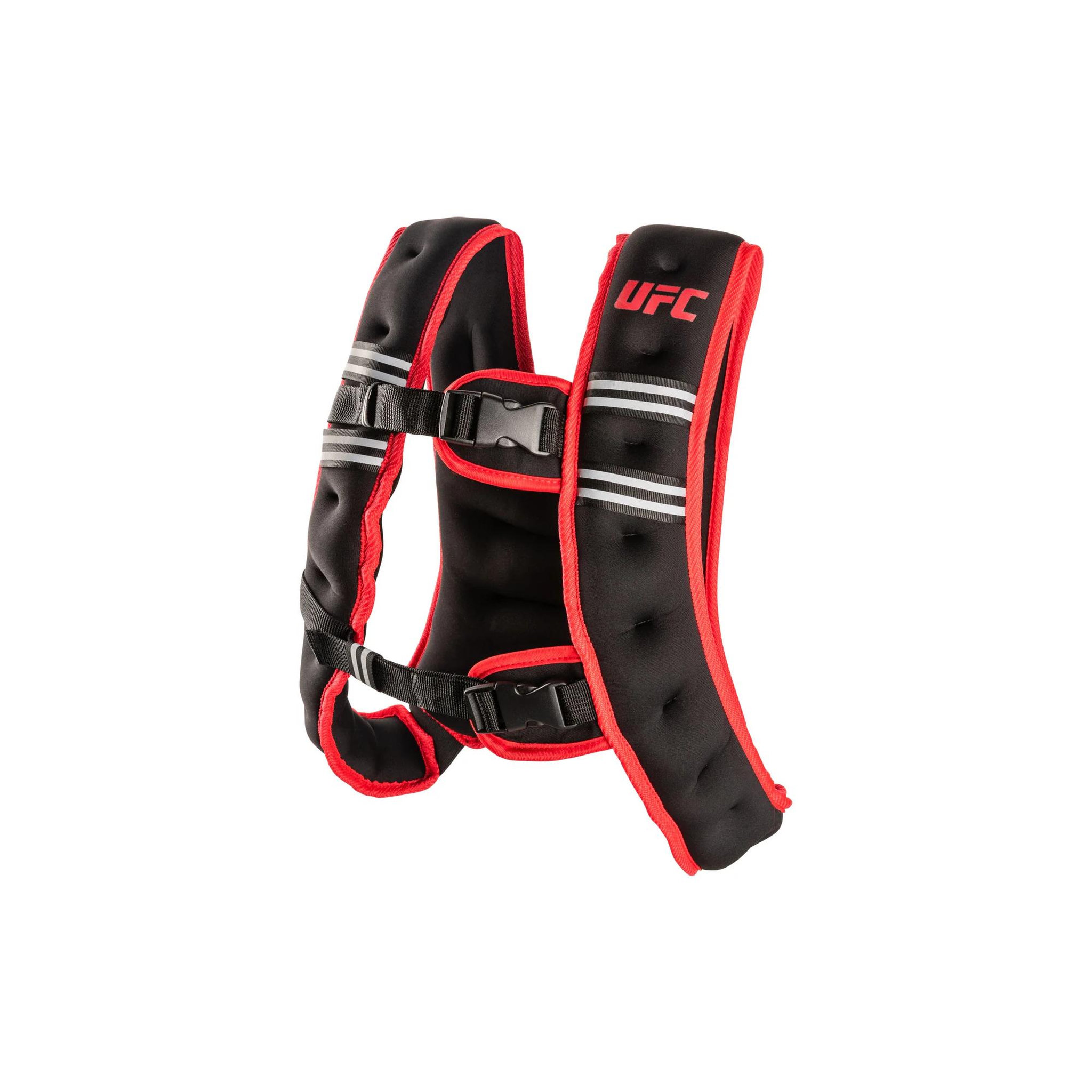 Voir la diapositive 2 : UFC Gilet lesté - ufc - poids 5 kg - bandes réfléchissantes