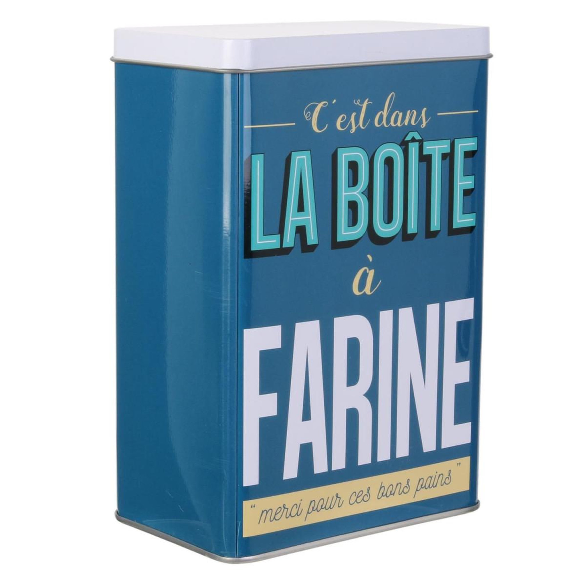 Voir la diapositive 1 : COOK CONCEPT Boîte de Conservation  Ma Boîte à Farine  18cm Bleu
