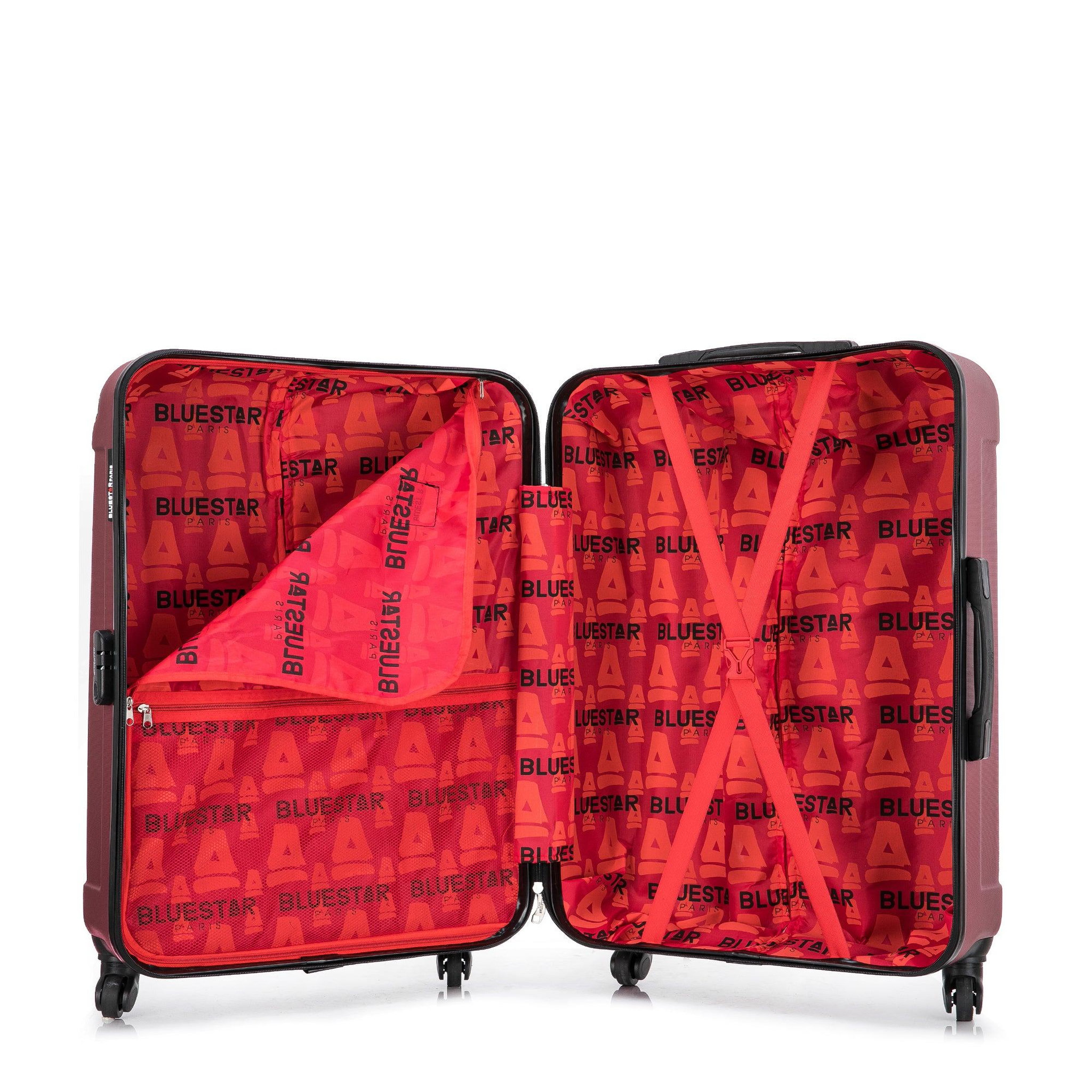 Voir la diapositive 5 : BLUESTAR BLUESTAR - Valise Grand Format MADRID 75 cm 4 Roues